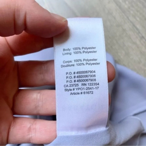 Aritzia Babaton Women's Blouse Malik Top Off The Shoulders Tie Sleeve Purple XS - Picture 14 of 16